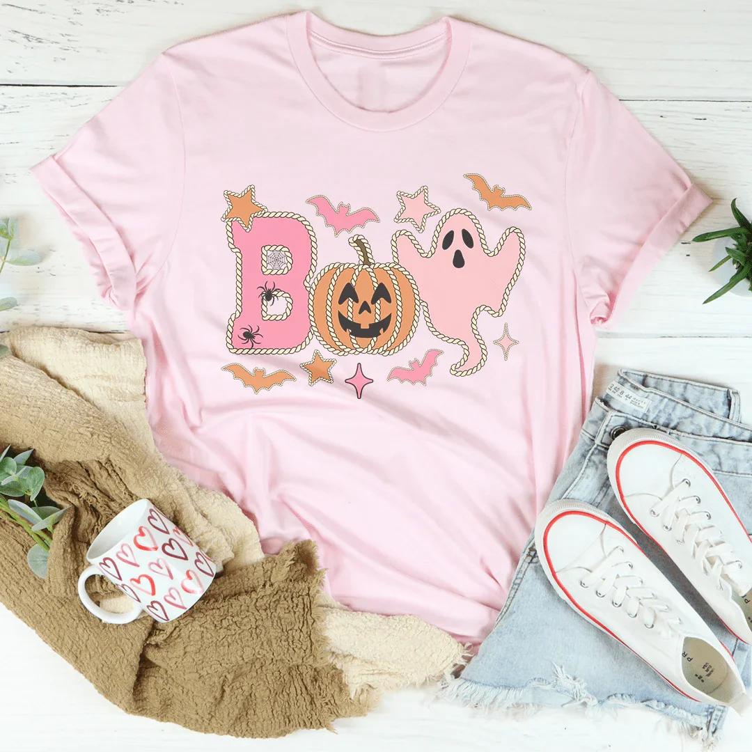 Boo Western Tee Pink / S Peachy Sunday T-Shirt