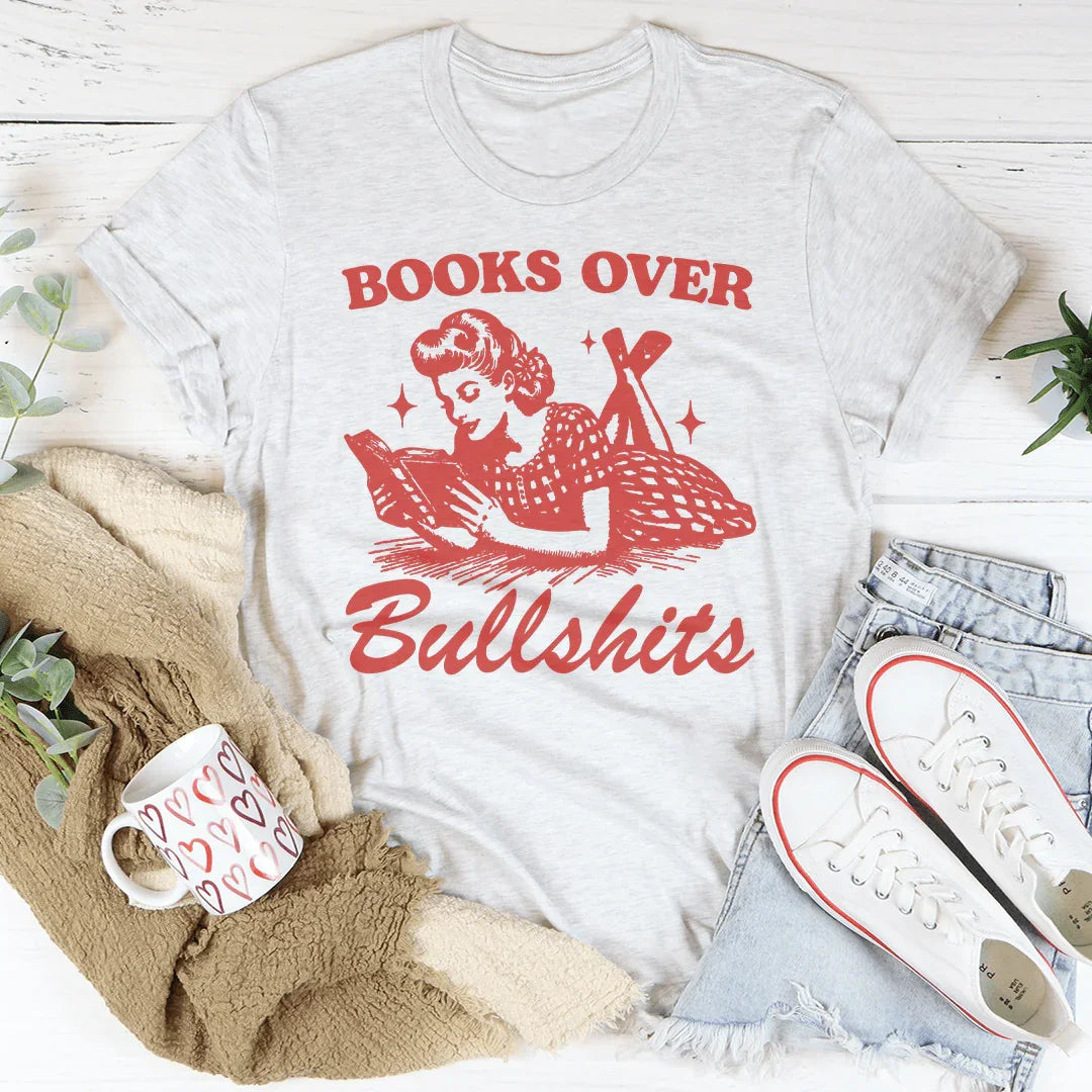 Books Over B.S Tee Ash / S Peachy Sunday T-Shirt
