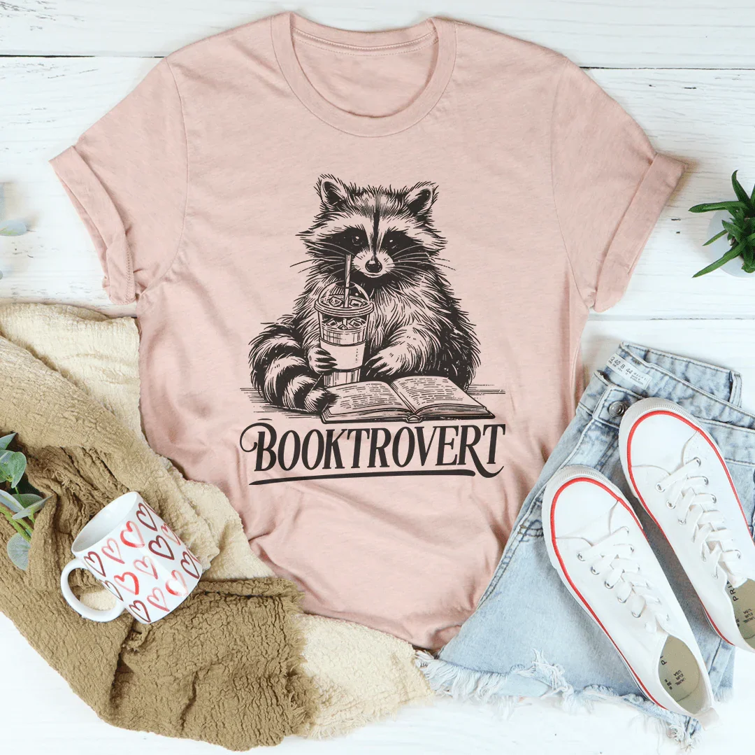 Booktrovert Bookish Tee Heather Prism Peach / S Peachy Sunday T-Shirt