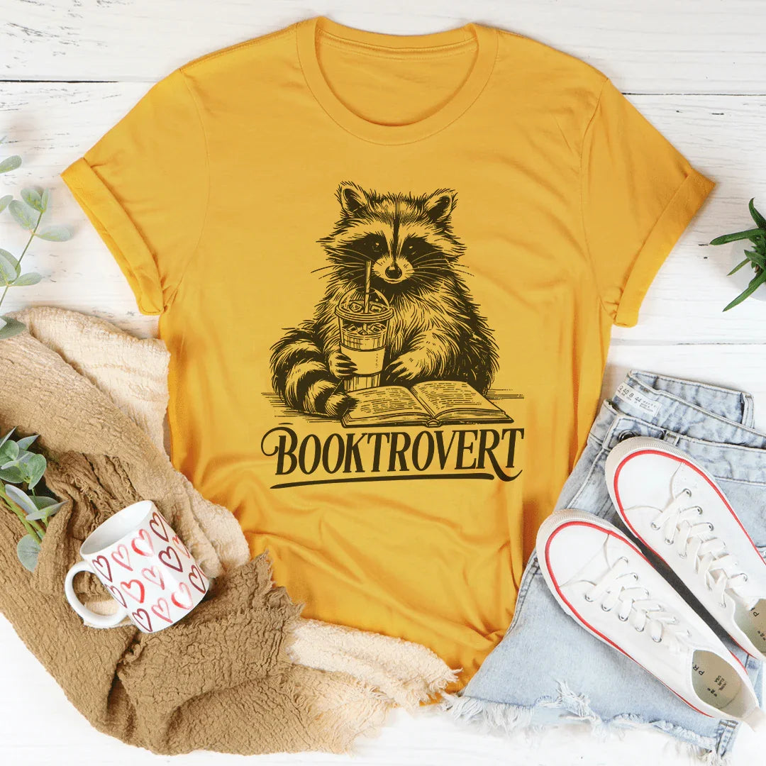 Booktrovert Bookish Tee Mustard / S Peachy Sunday T-Shirt