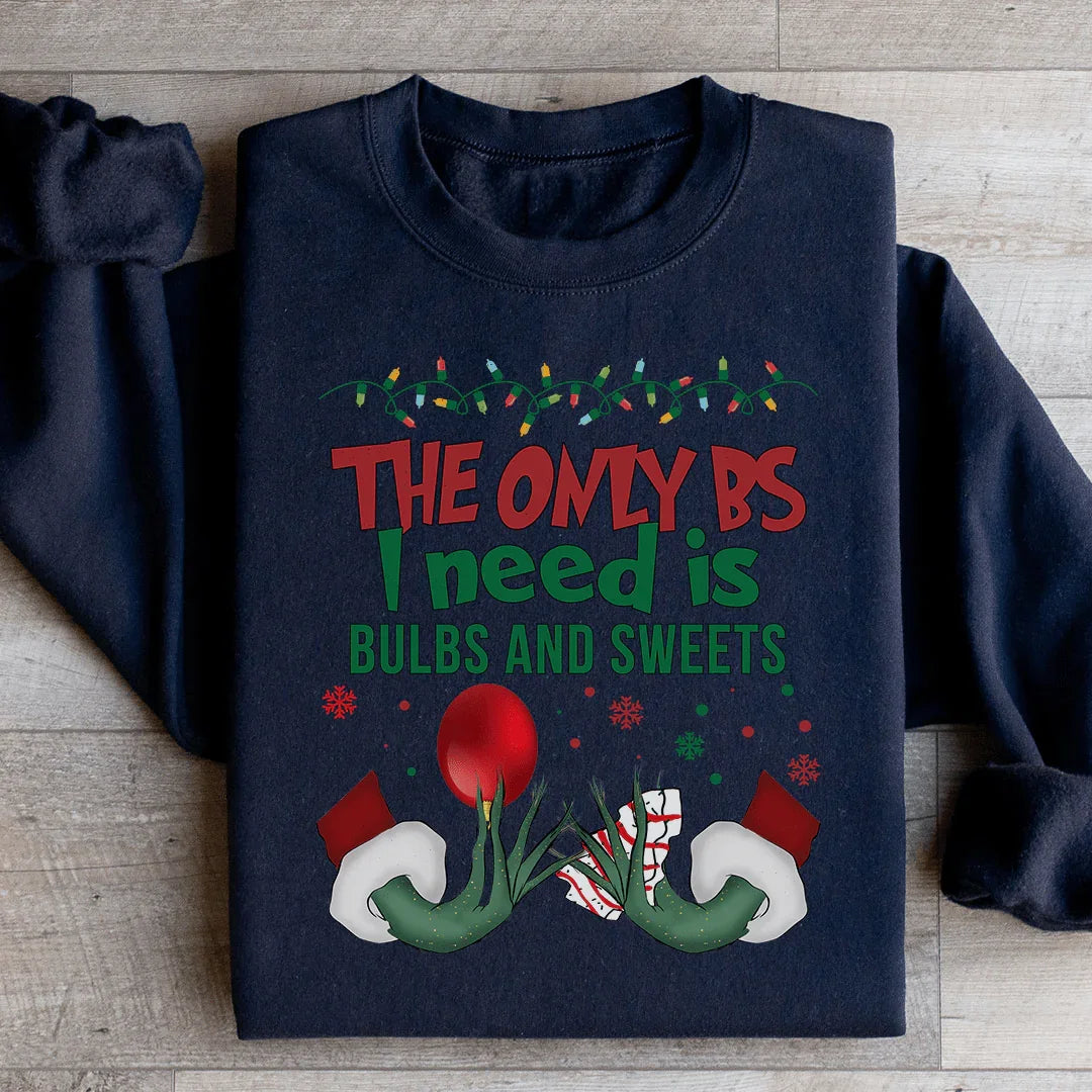 Bulbs And Sweets Sweatshirt Black / S Peachy Sunday T-Shirt