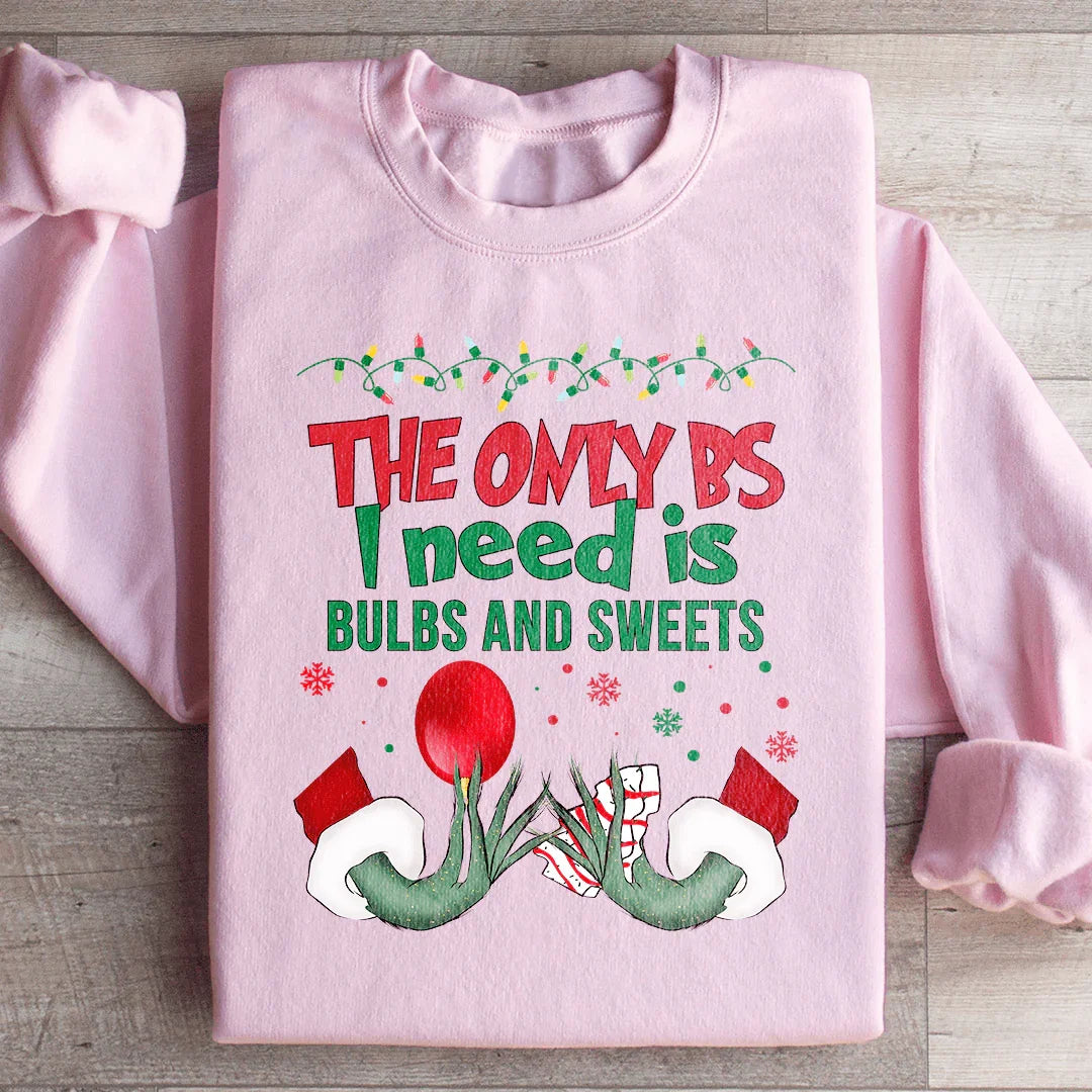 Bulbs And Sweets Sweatshirt Light Pink / S Peachy Sunday T-Shirt