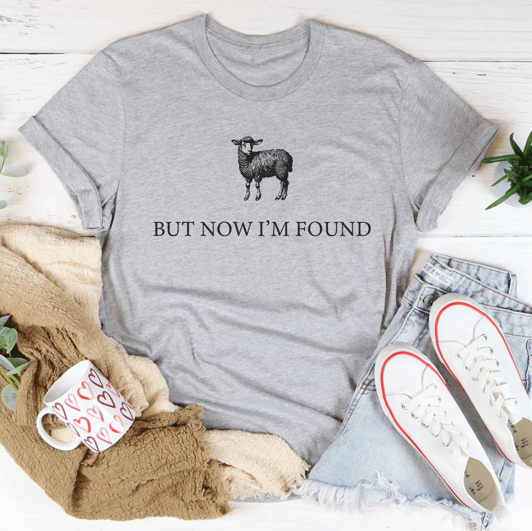 But Now I’m Found Tee Athletic Heather / S Peachy Sunday T-Shirt