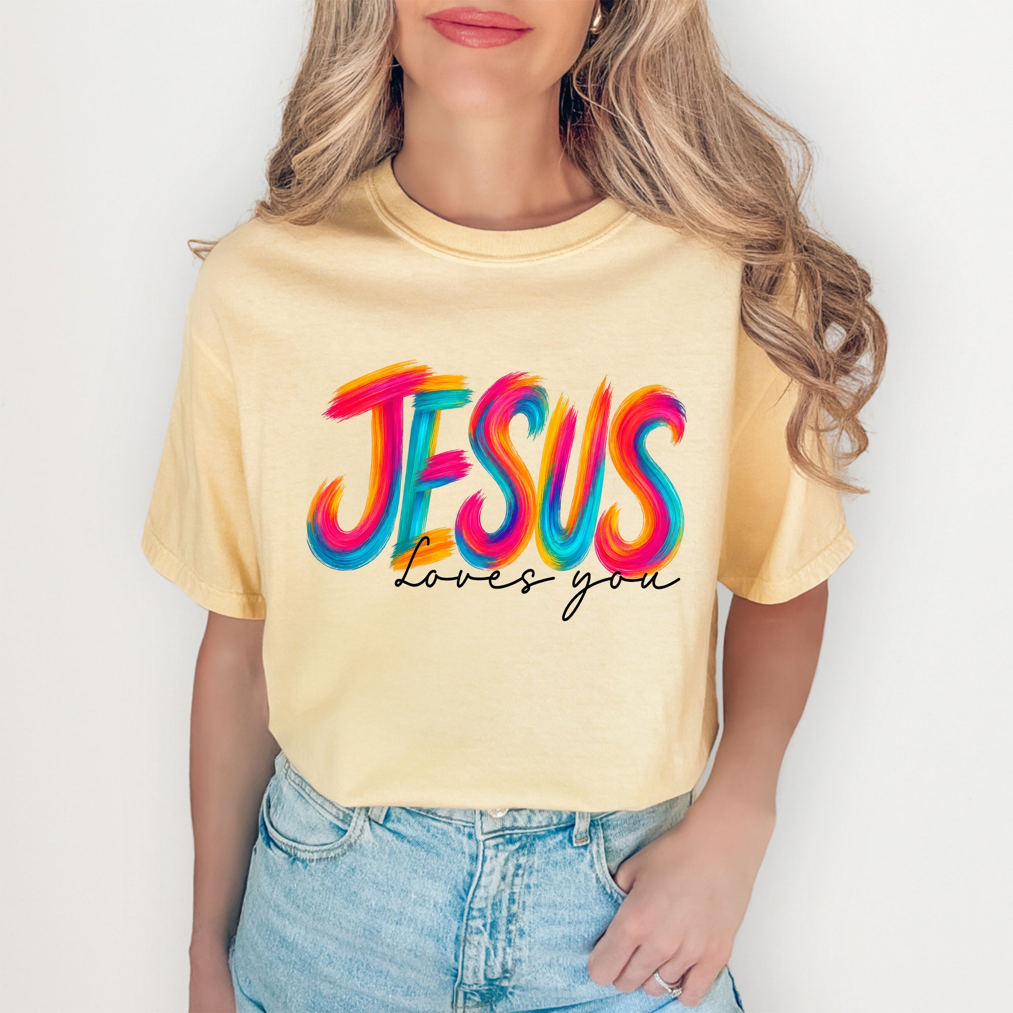 T-Shirt „Jesus Loves You“