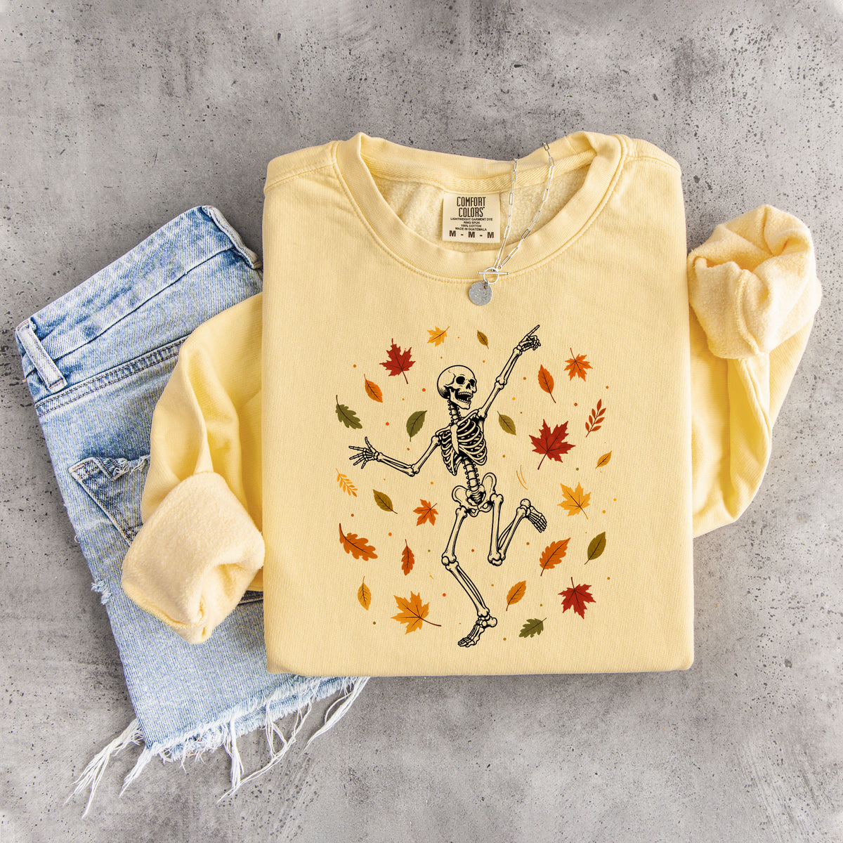 Skeleton Dancing Fall Sweatshirt