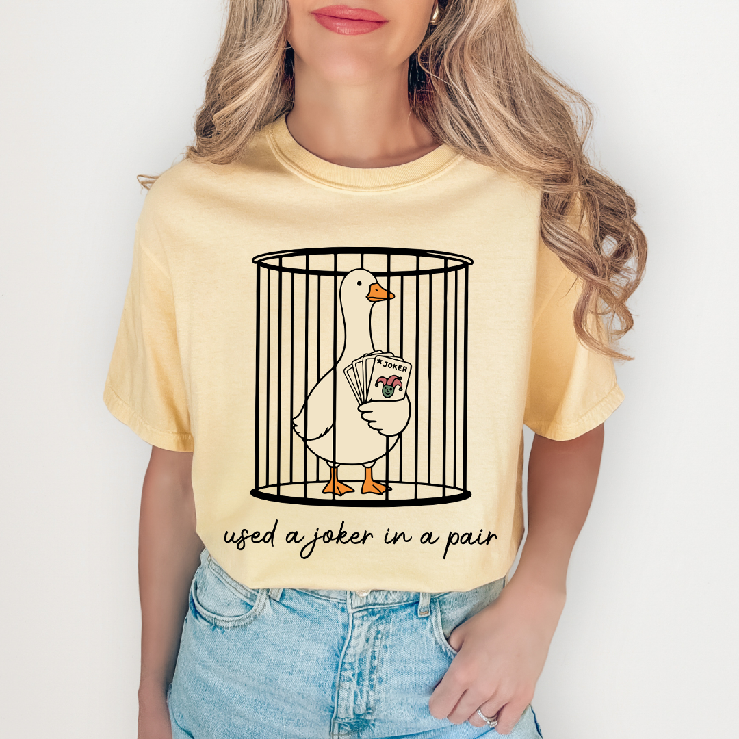 Used A Joker In A Pair Tee