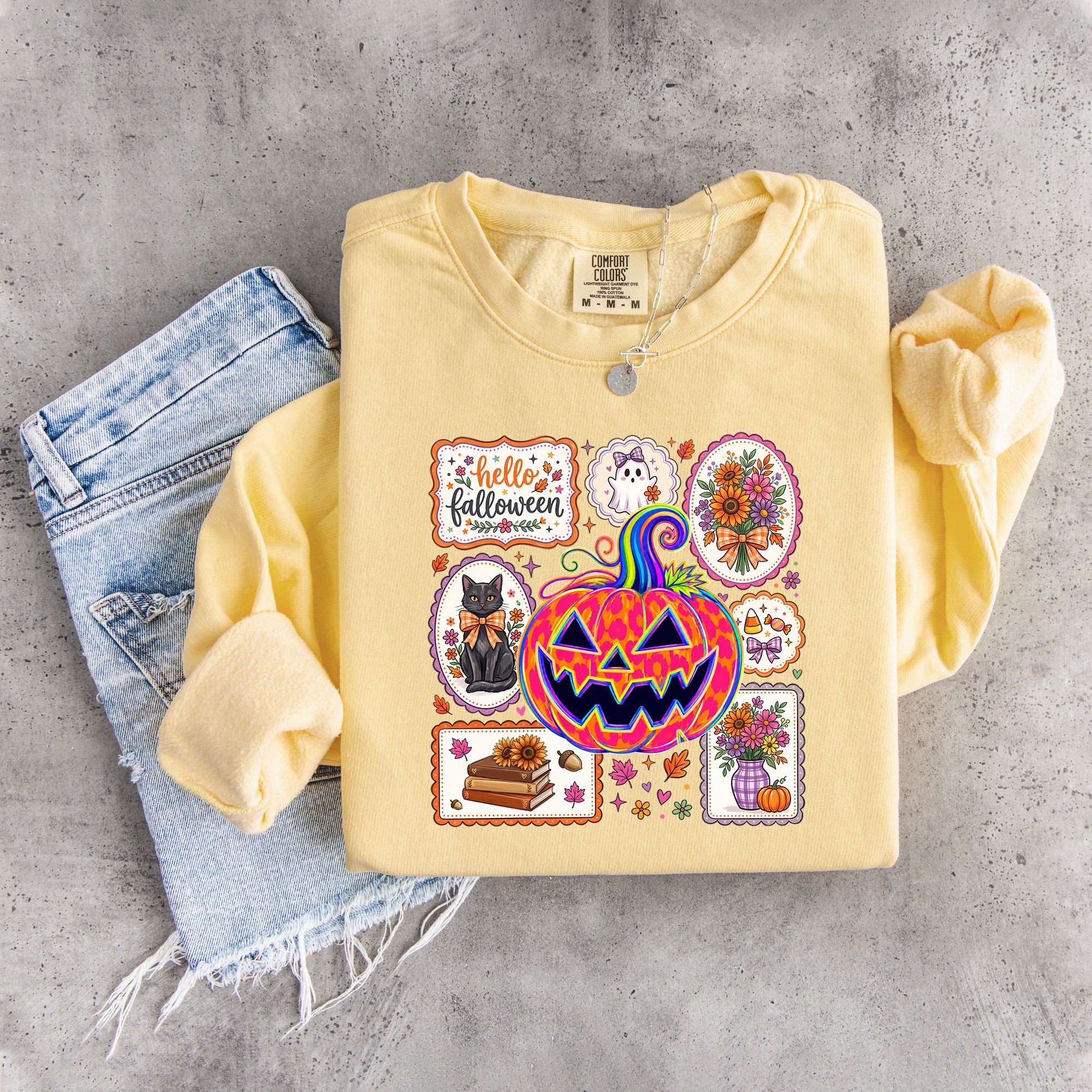 Hallo Falloween-Sweatshirt