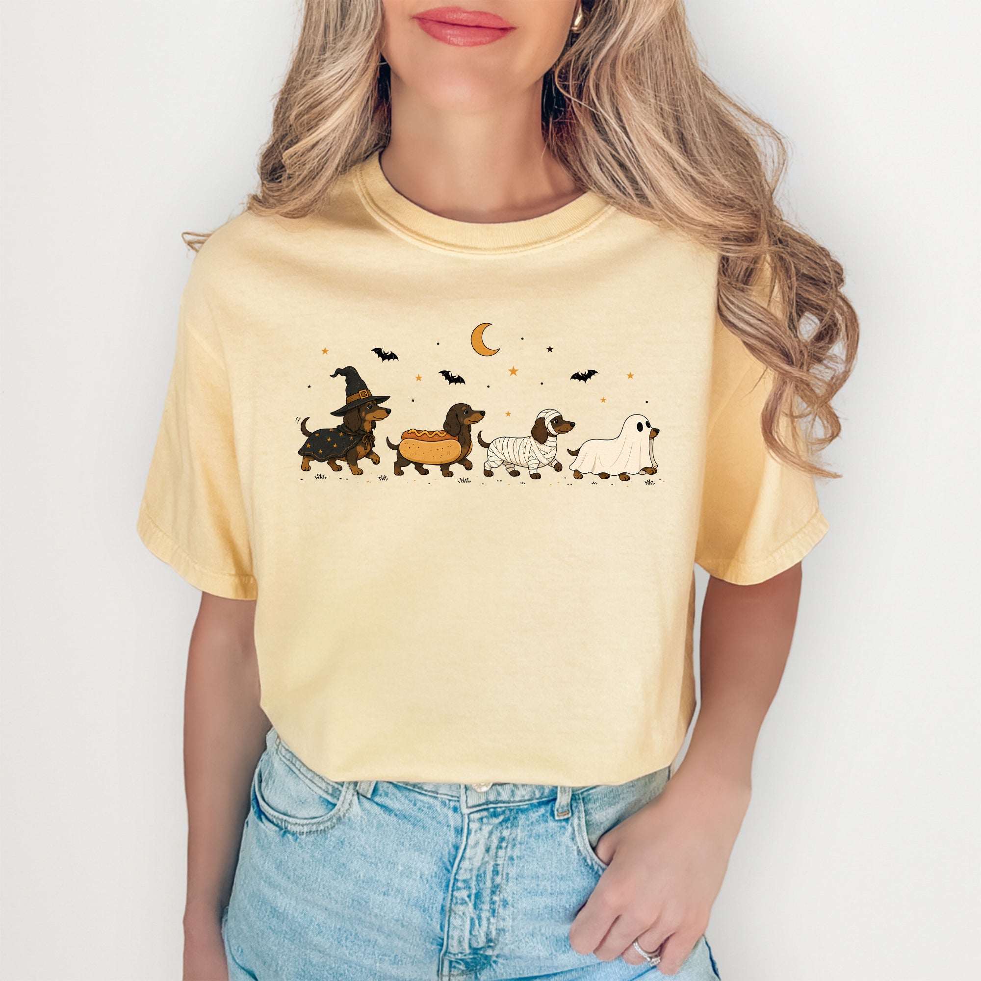 T-shirt « Costumes de teckel pour Halloween »