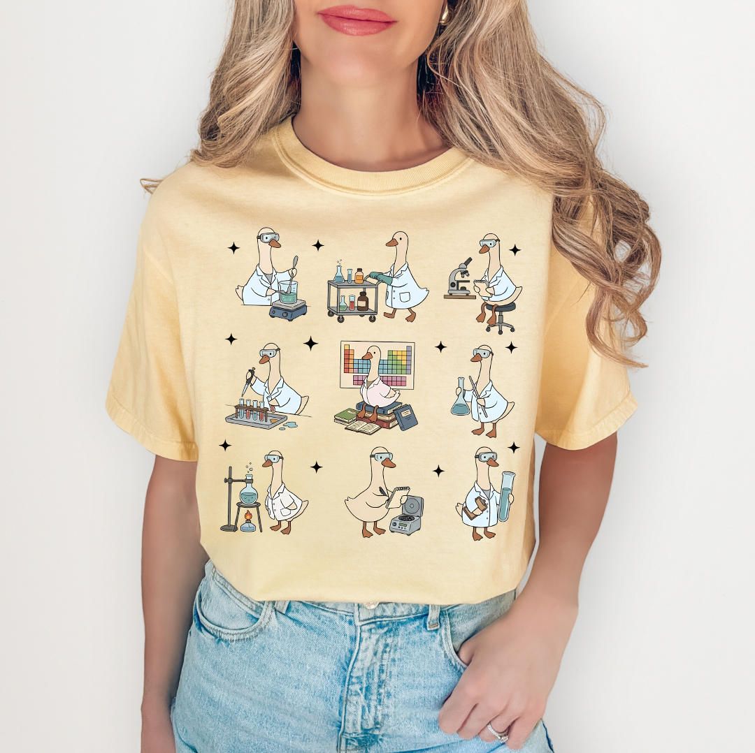 Camiseta "Pato Tonto" de Química