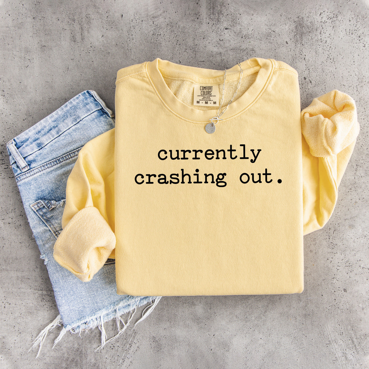 Crunnetly Crashing Out-Sweatshirt