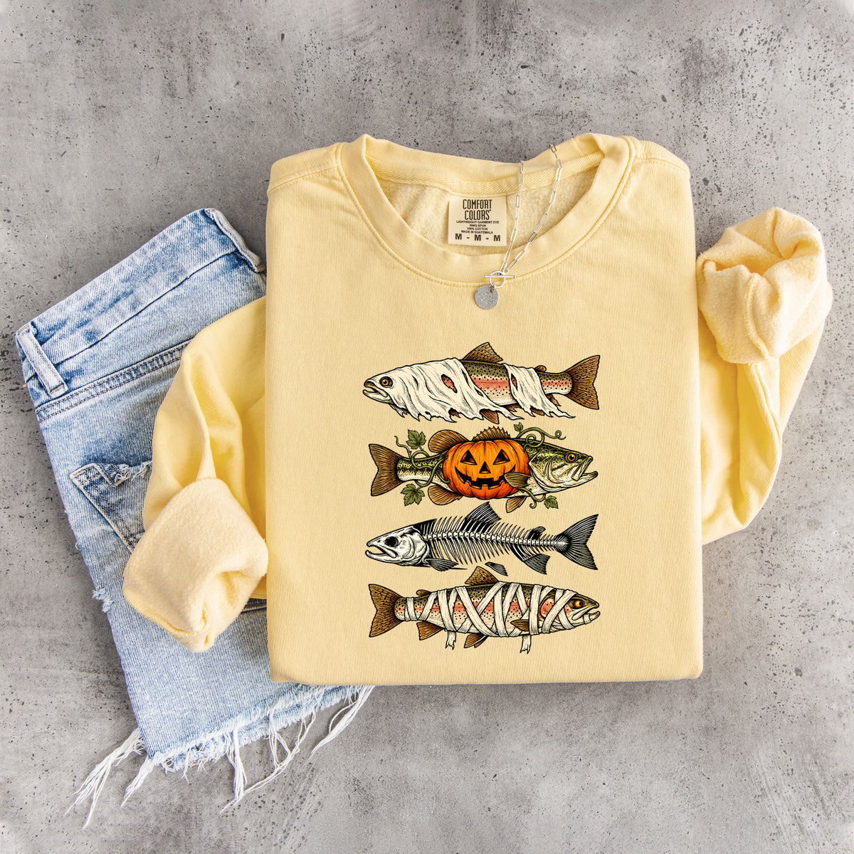 Sudadera de peces de Halloween