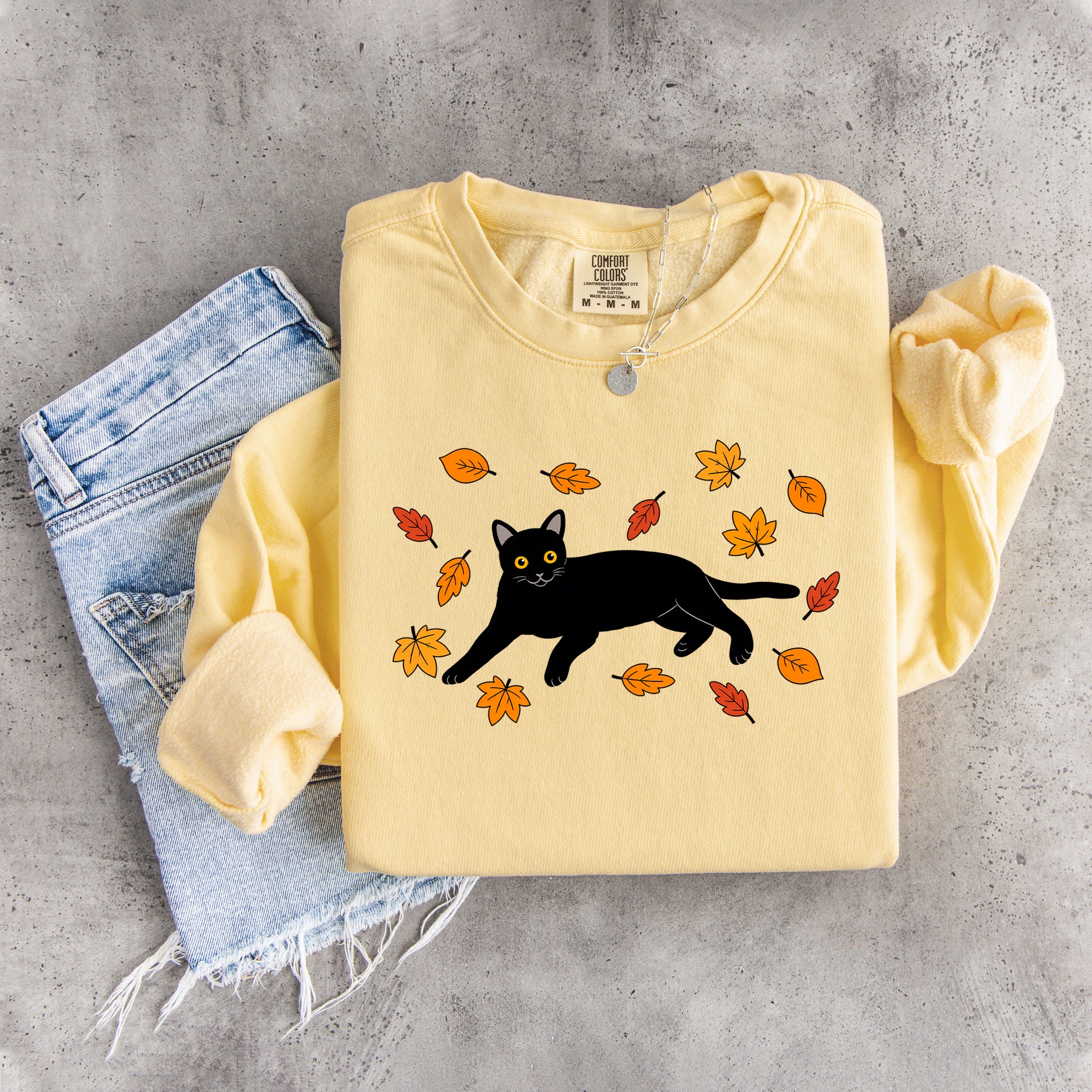 Black Cat Fall Sweatshirt
