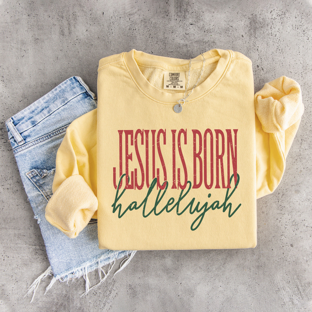 Sudadera «Jesús ha nacido, aleluya»