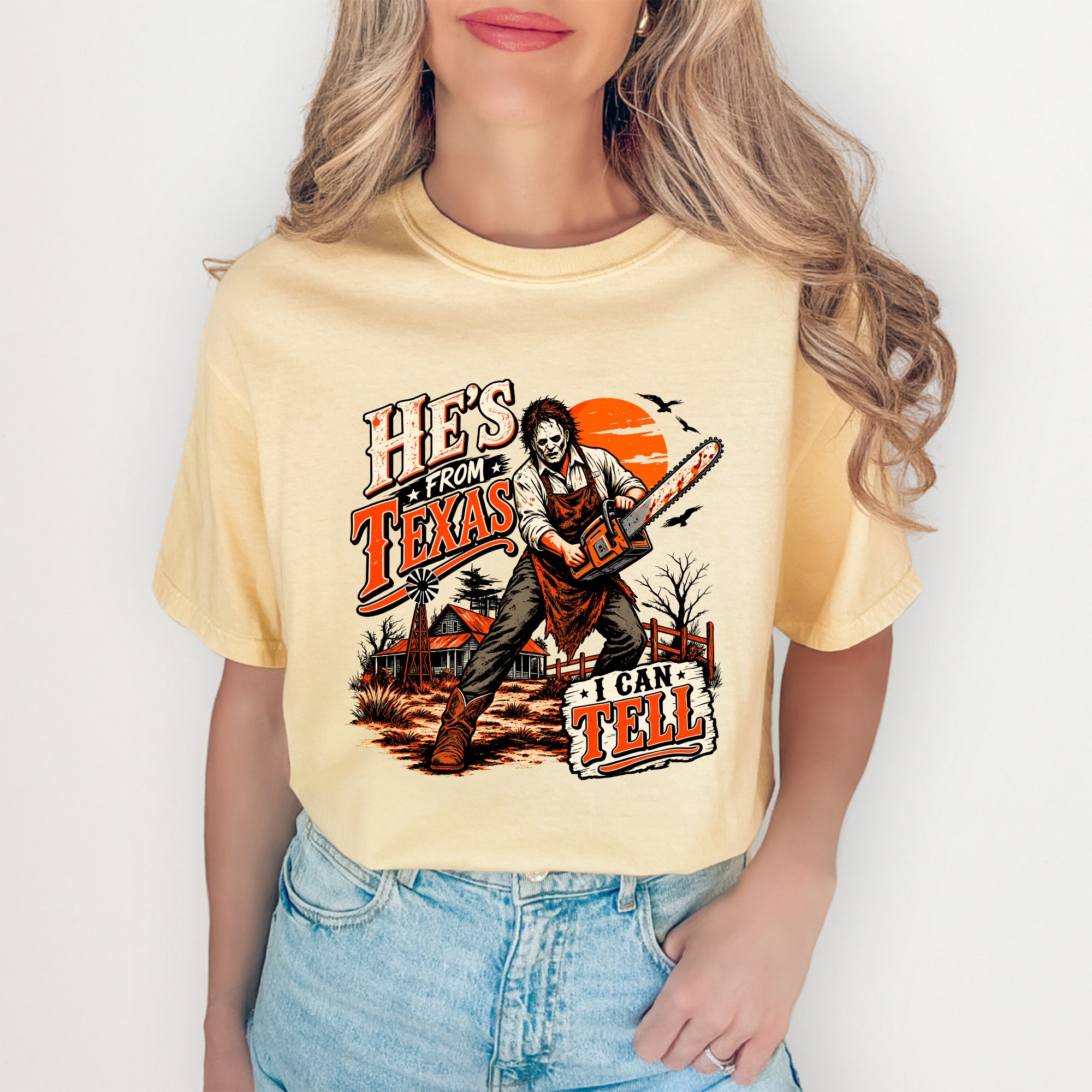 Camiseta «Él es de Texas»
