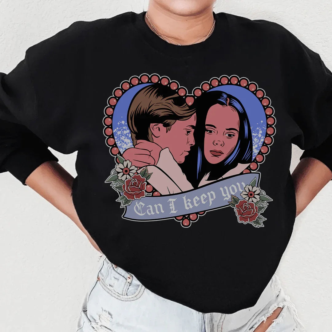 Can I Keep You Sweatshirt Black / S Peachy Sunday T-Shirt