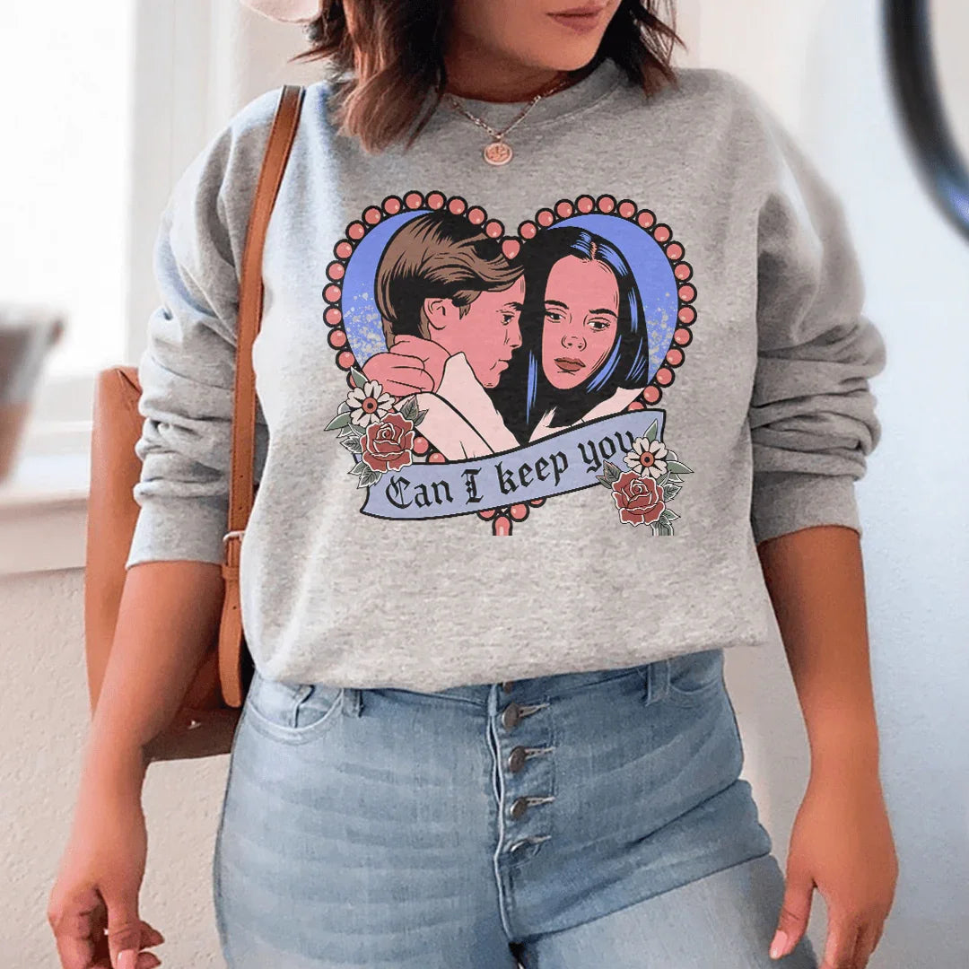 Can I Keep You Sweatshirt Sport Grey / S Peachy Sunday T-Shirt