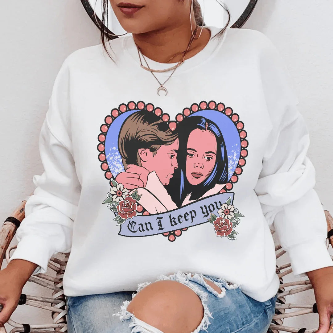 Can I Keep You Sweatshirt White / S Peachy Sunday T-Shirt