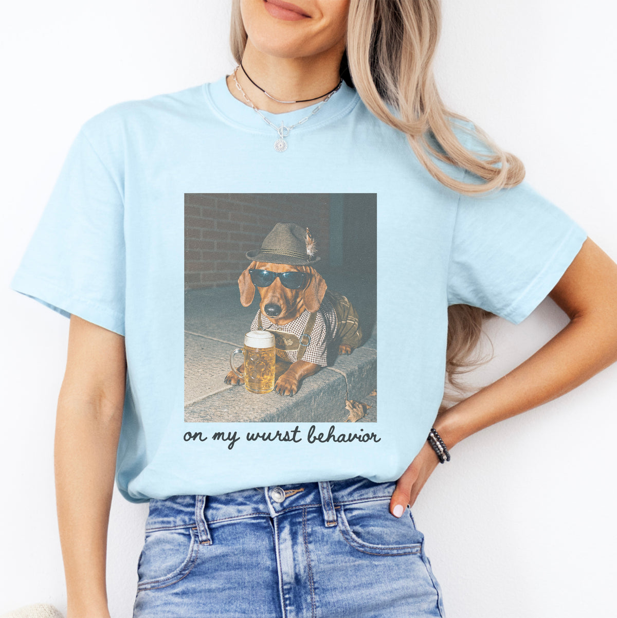 T-shirt personnalisé avec photo de chien pour l’Oktoberfest