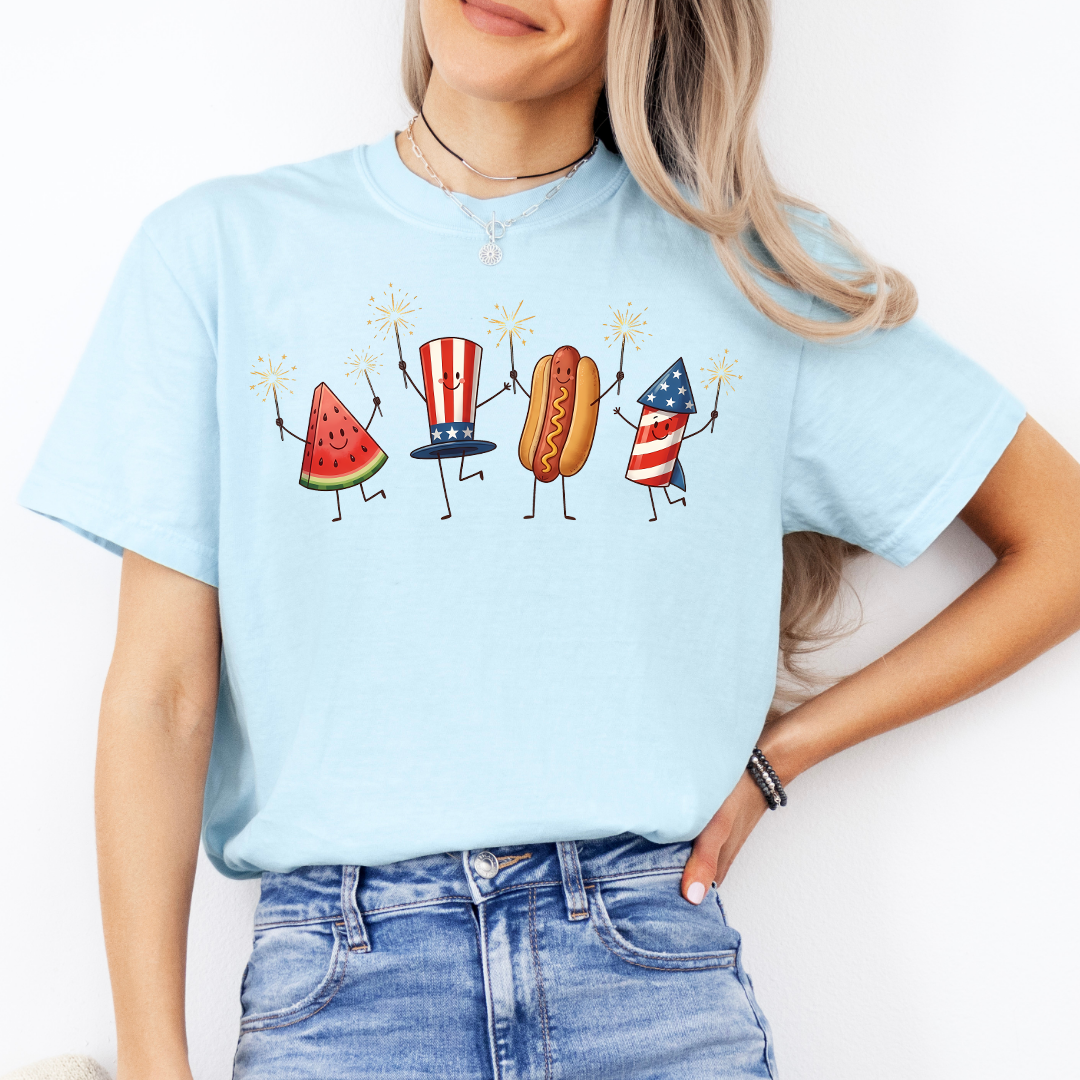 Patriotic Doodle Tee