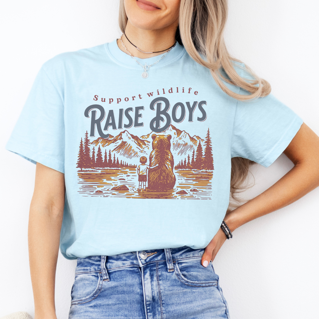 T-shirt Support Wildlife Raise Boys