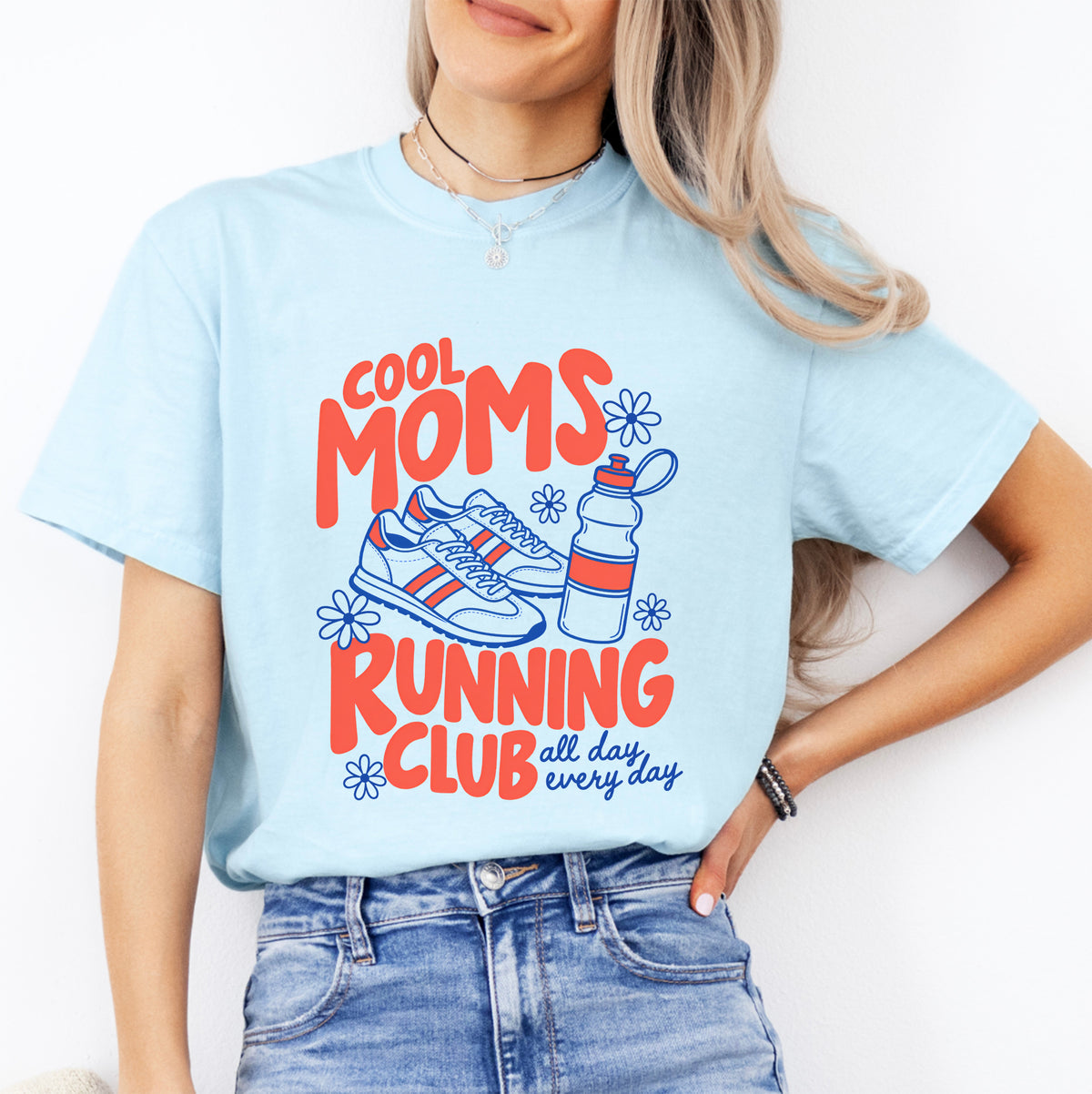 T-shirt du club de course des mamans cool