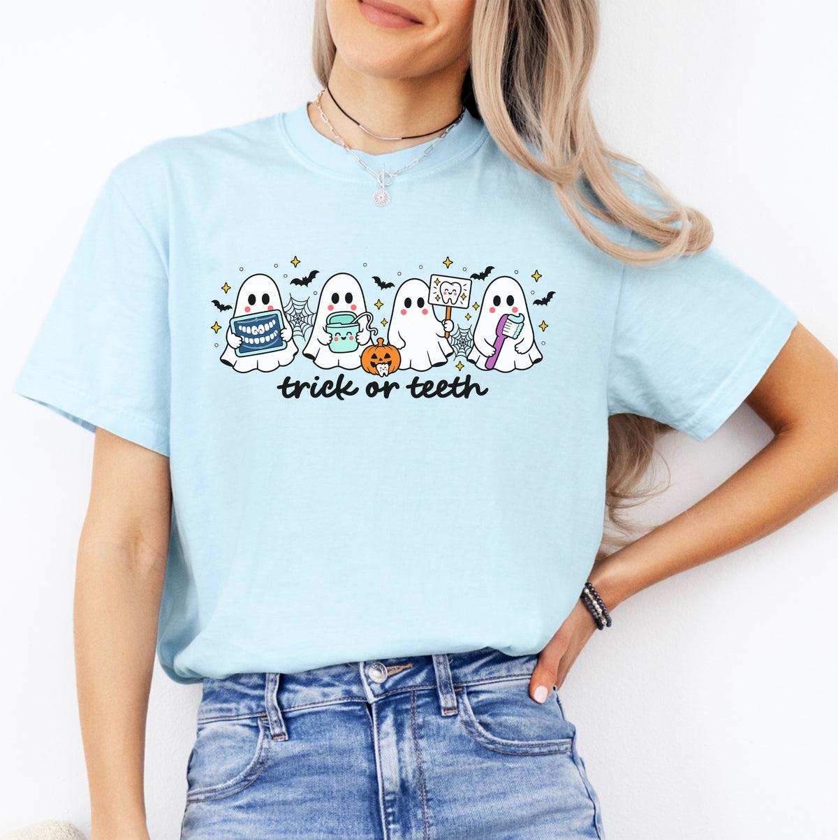 Trick Or Teeth Spooky Dentist Tee