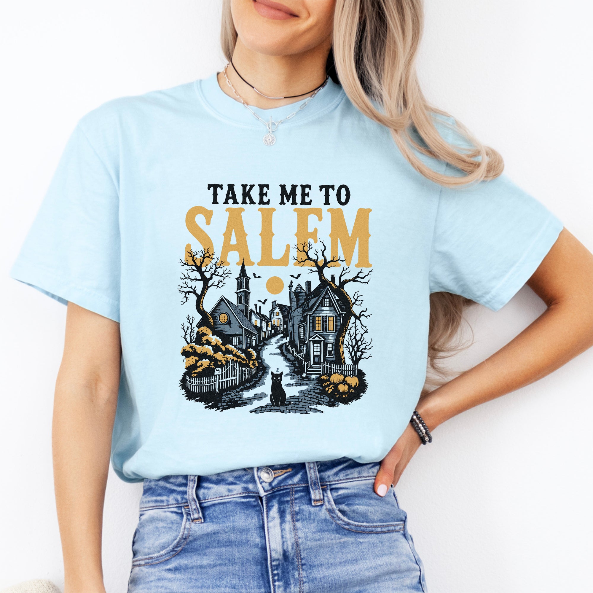 Digitales Retro-Halloween-T-Shirt