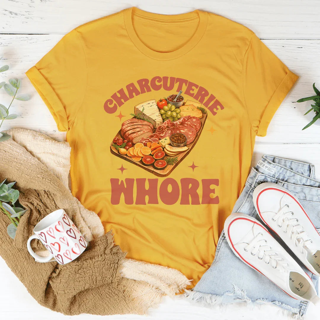 Charcuterie Whore Tee Mustard / S Peachy Sunday T-Shirt