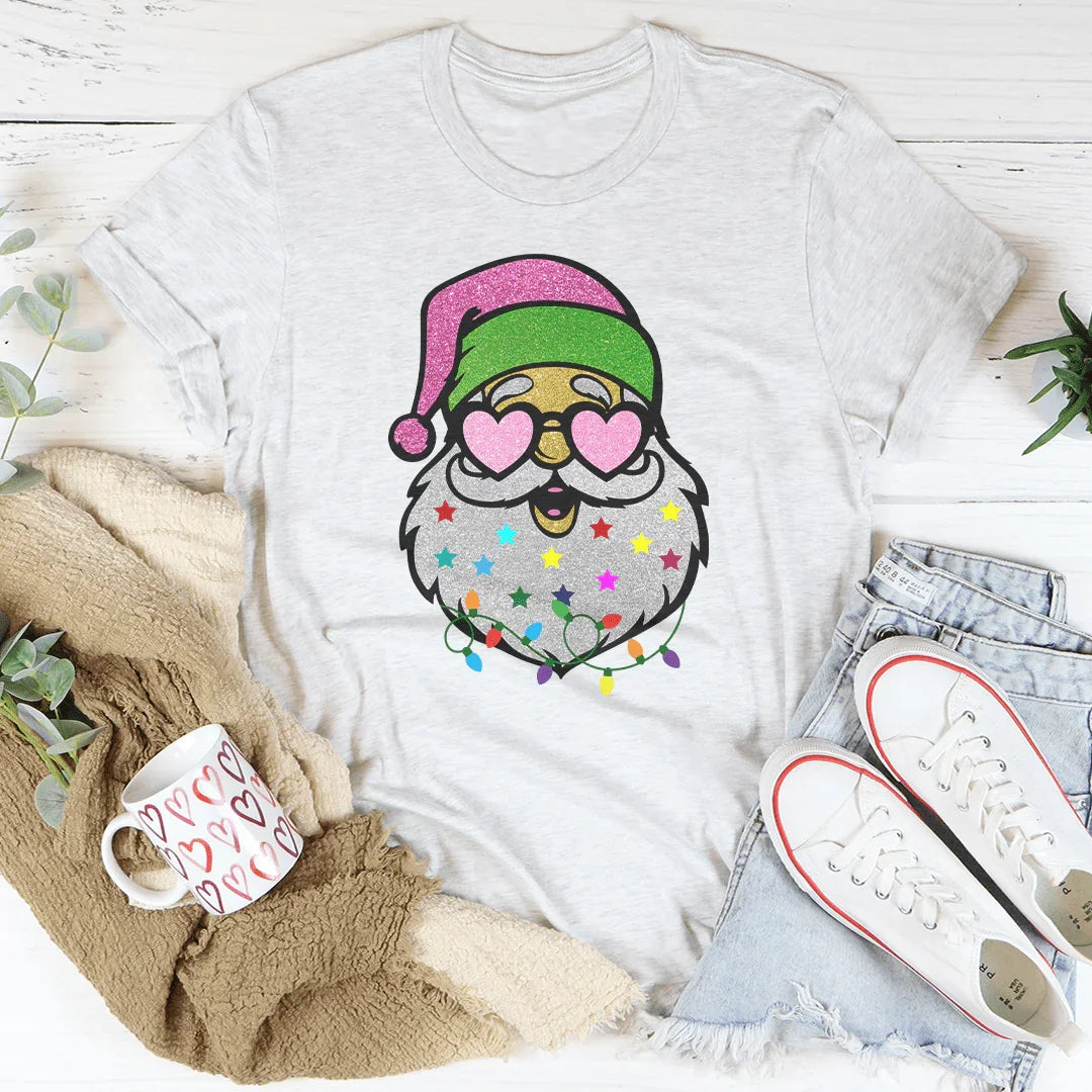 Cheerful Santa Tee Ash / S Peachy Sunday T-Shirt