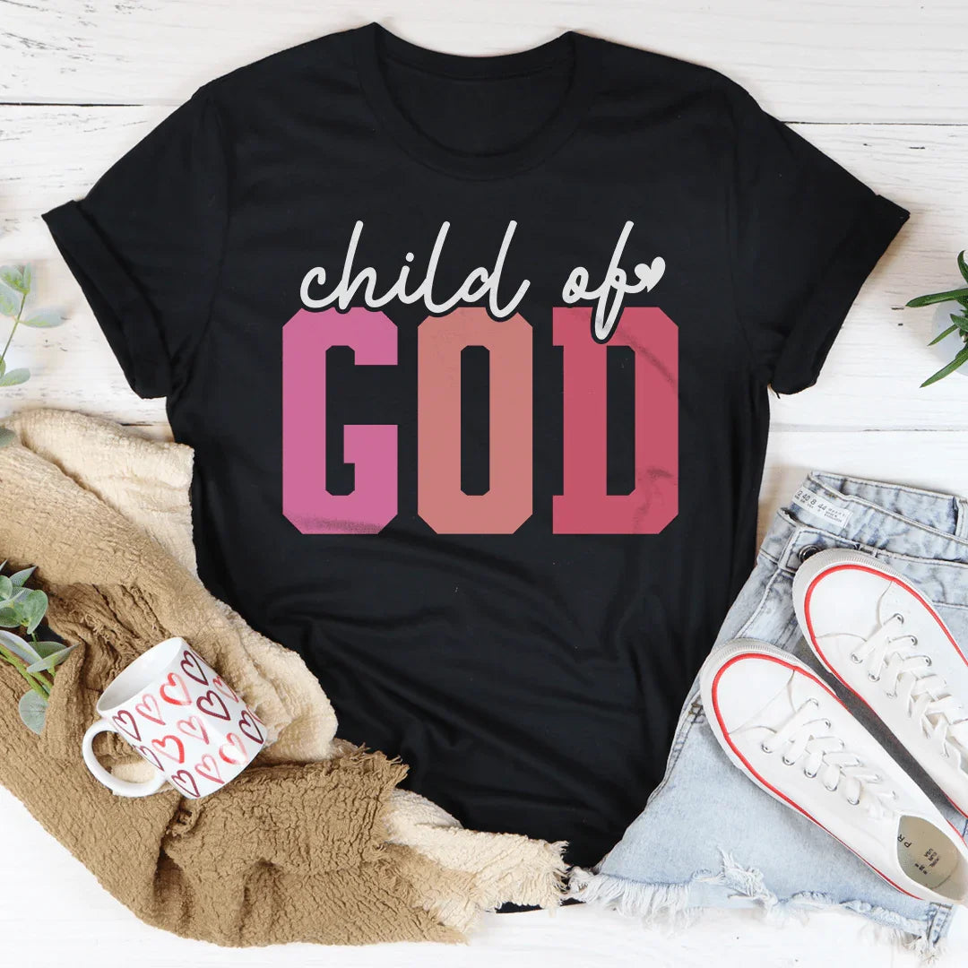 Child of God Tee Black Heather / S Peachy Sunday T-Shirt