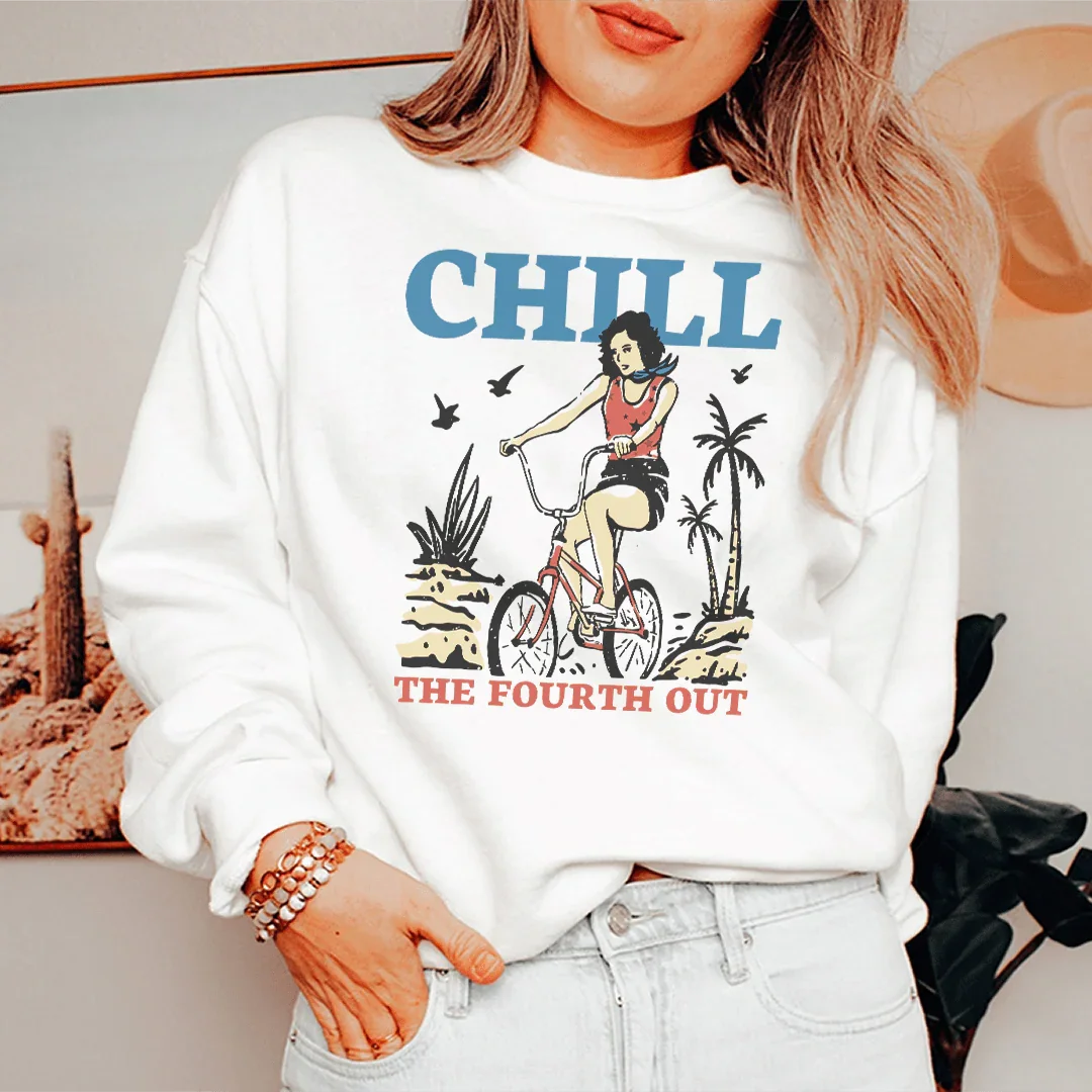 Chill The Fourth Out Tee White / S Peachy Sunday T-Shirt