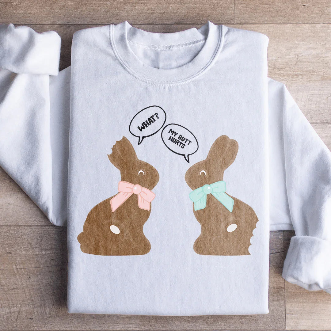 Chocolate Bunny Sweatshirt White / S Peachy Sunday T-Shirt