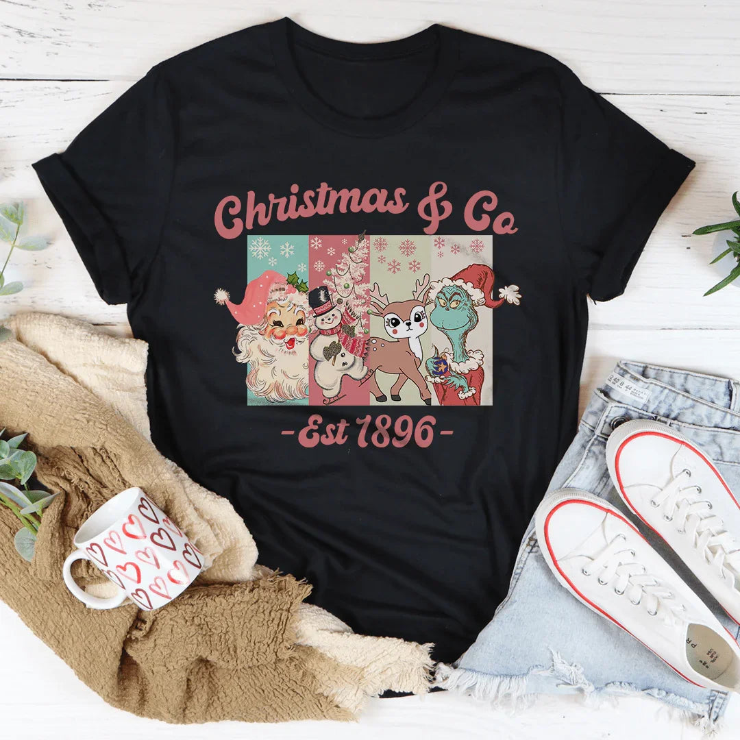 Christmas & Co Est 1896 Tee Black / S Printify T-Shirt T-Shirt