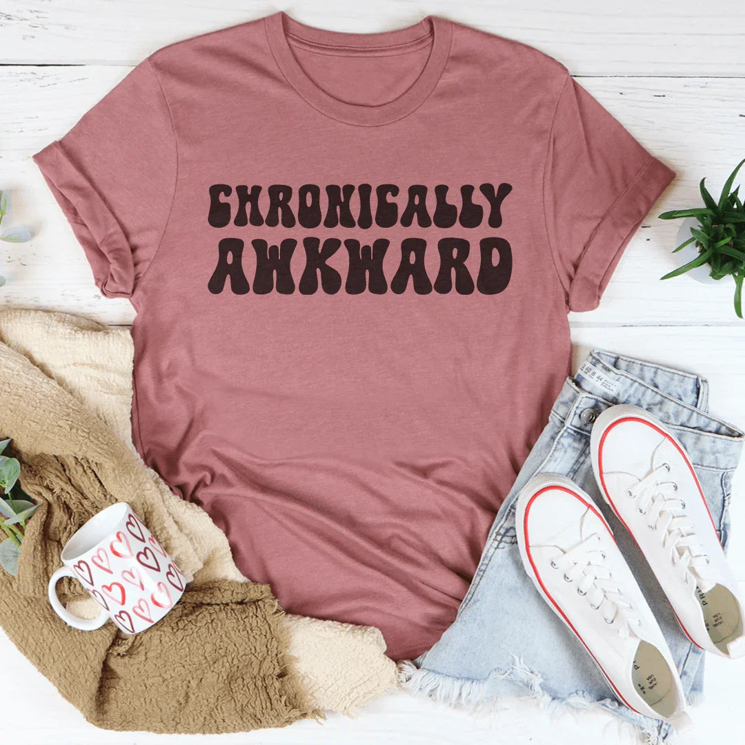 Chronically Awkward Tee Mauve / S Peachy Sunday T-Shirt