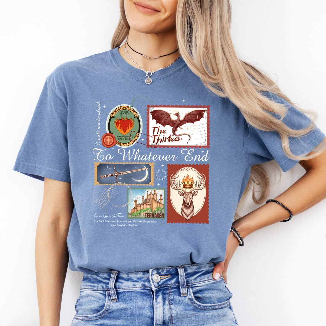 Throne Of Glass TOG Book Stamps Tee