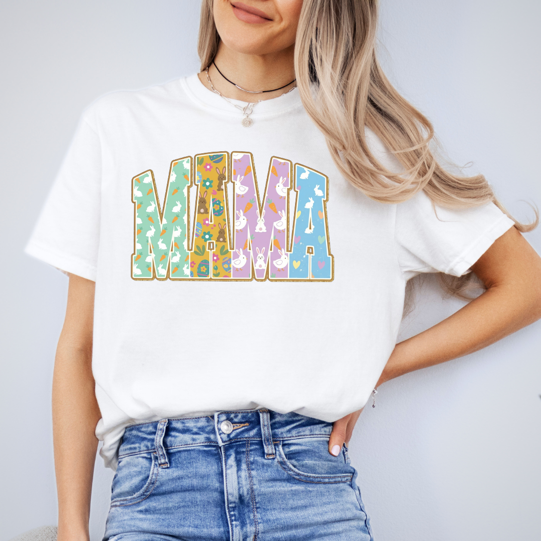 Retro Easter Mama Tee