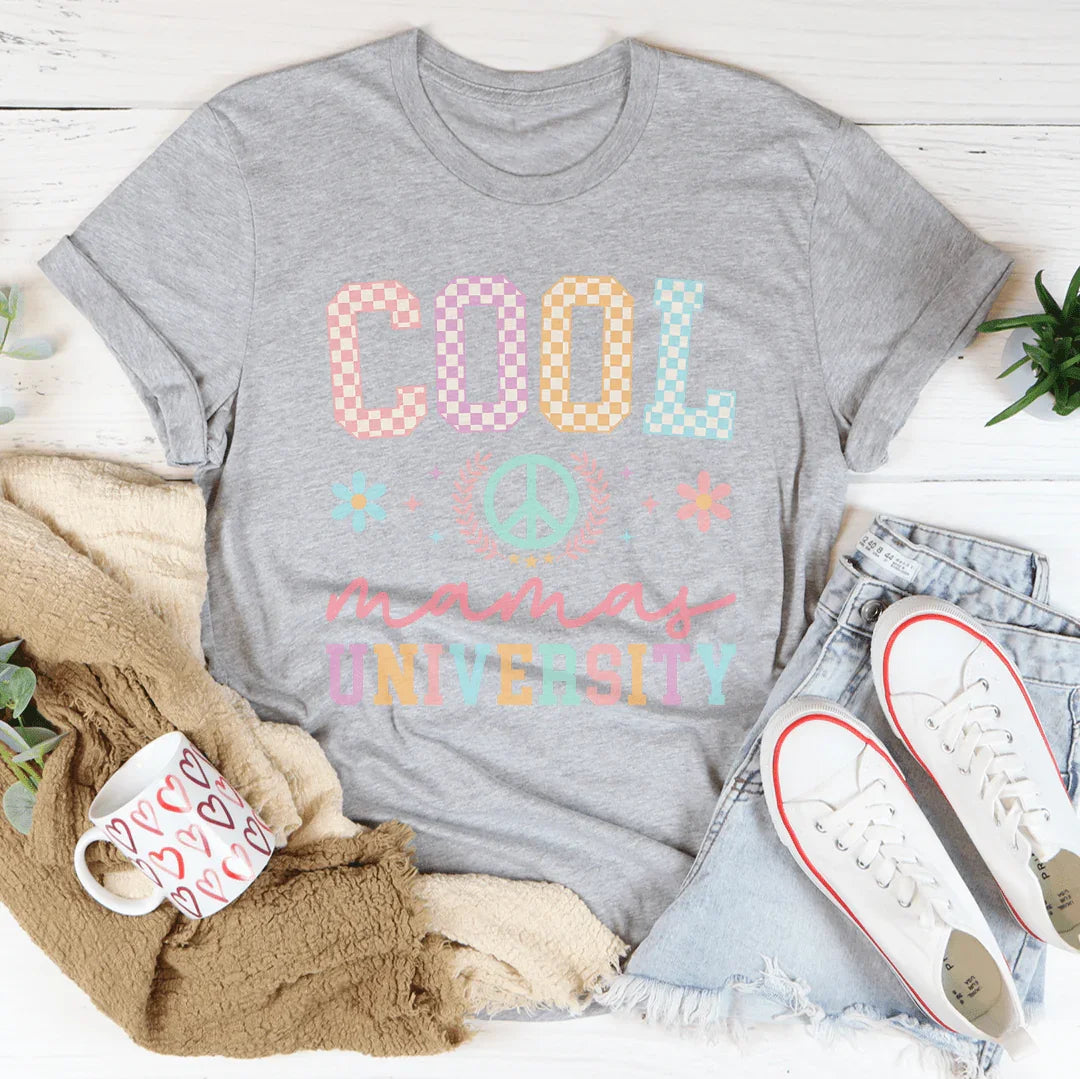 Cool Mamas University Tee Athletic Heather / S Peachy Sunday T-Shirt