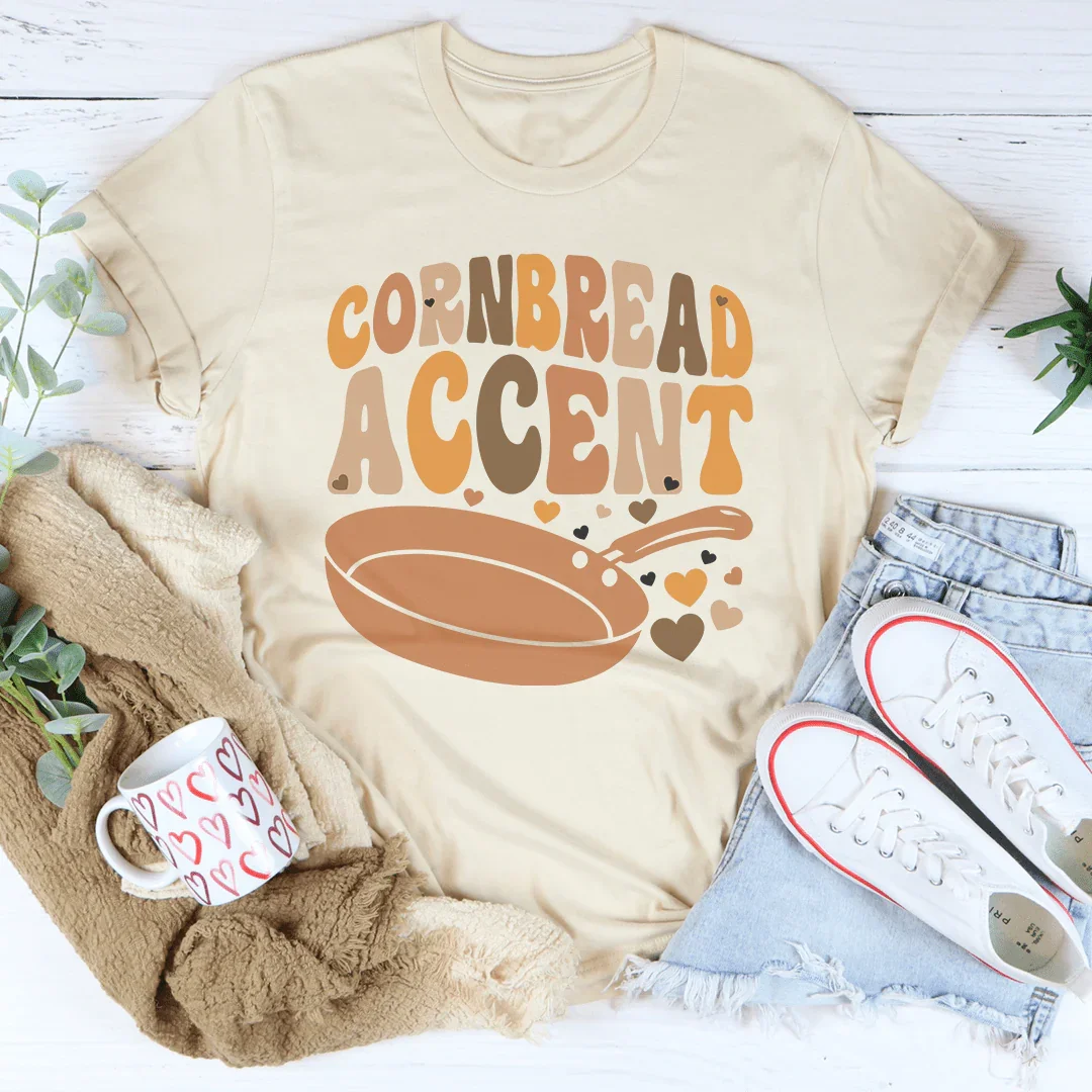 Cornbread Accent Tee Soft Cream / S Peachy Sunday T-Shirt