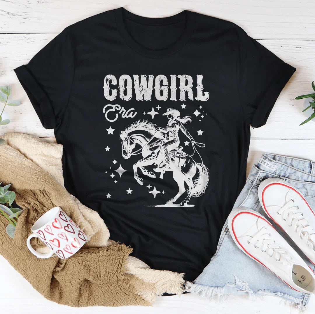 Cowgirl Era Tee Black Heather / S Peachy Sunday T-Shirt