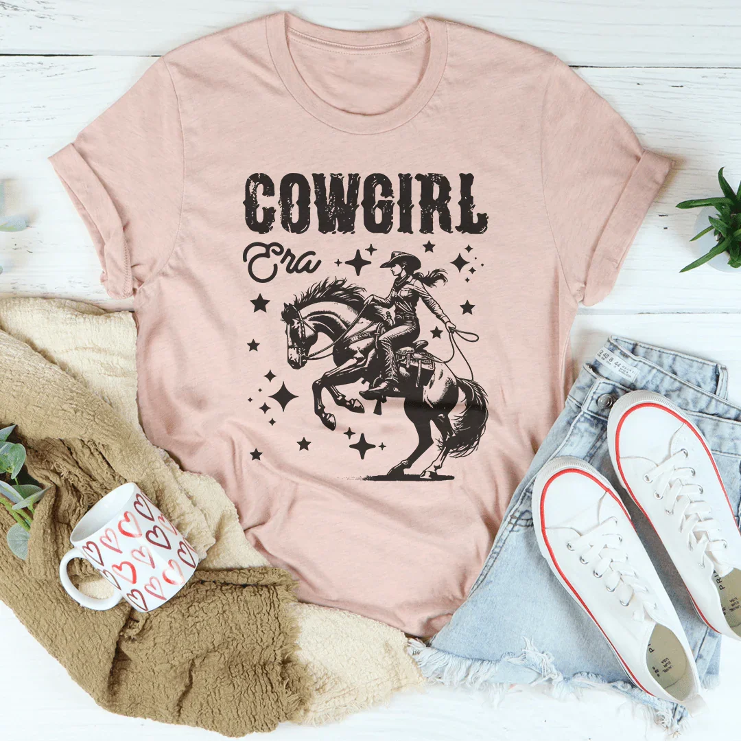 Cowgirl Era Tee Heather Prism Peach / S Peachy Sunday T-Shirt