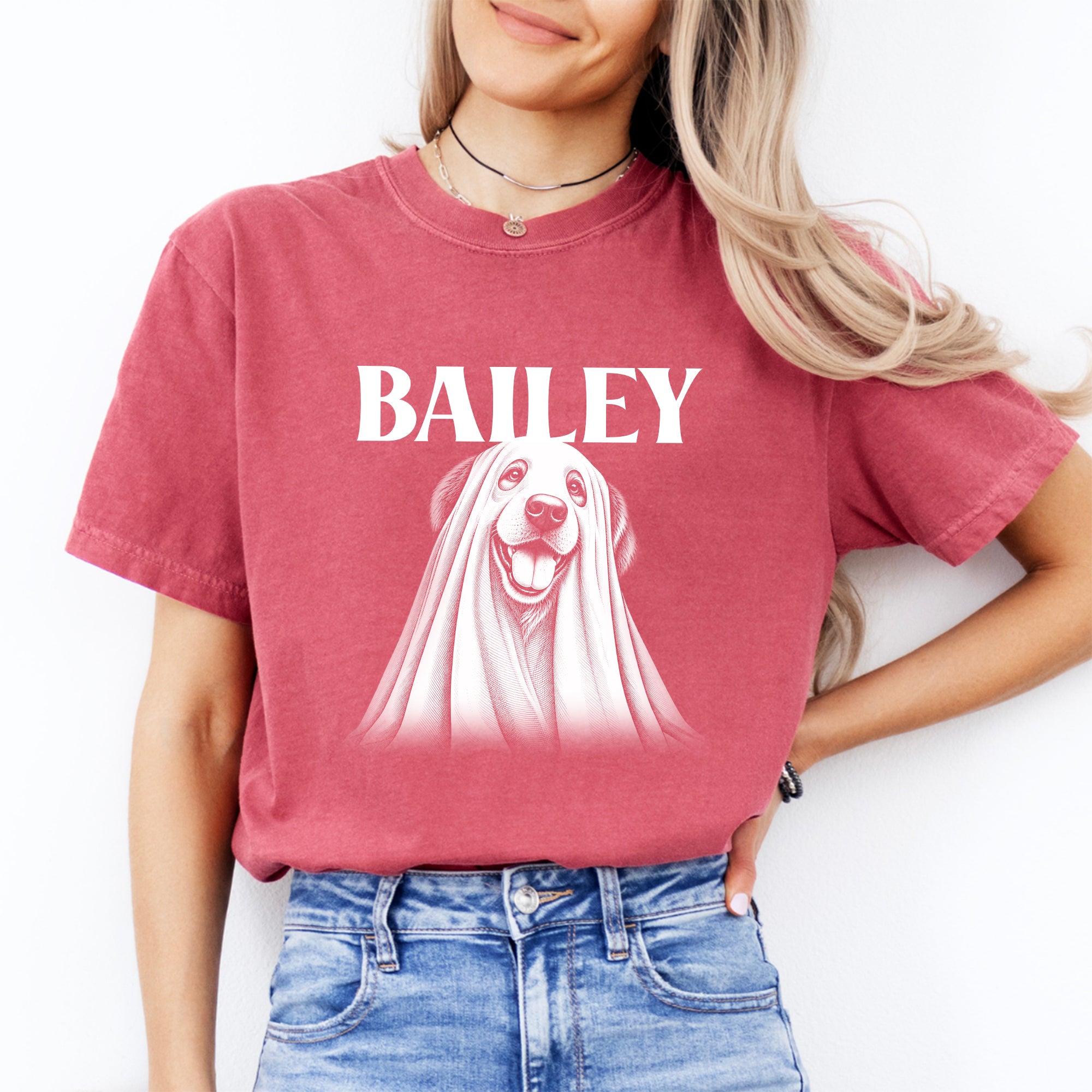 Personalisierbares Halloween-T-Shirt für Hunde