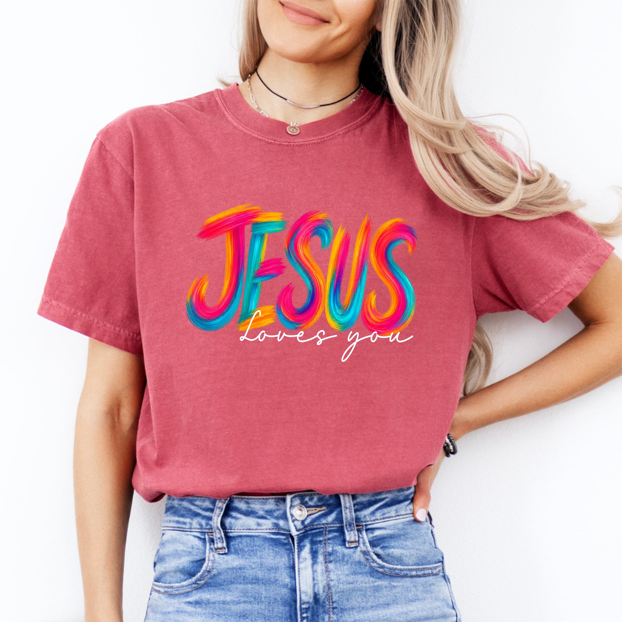 T-Shirt „Jesus Loves You“