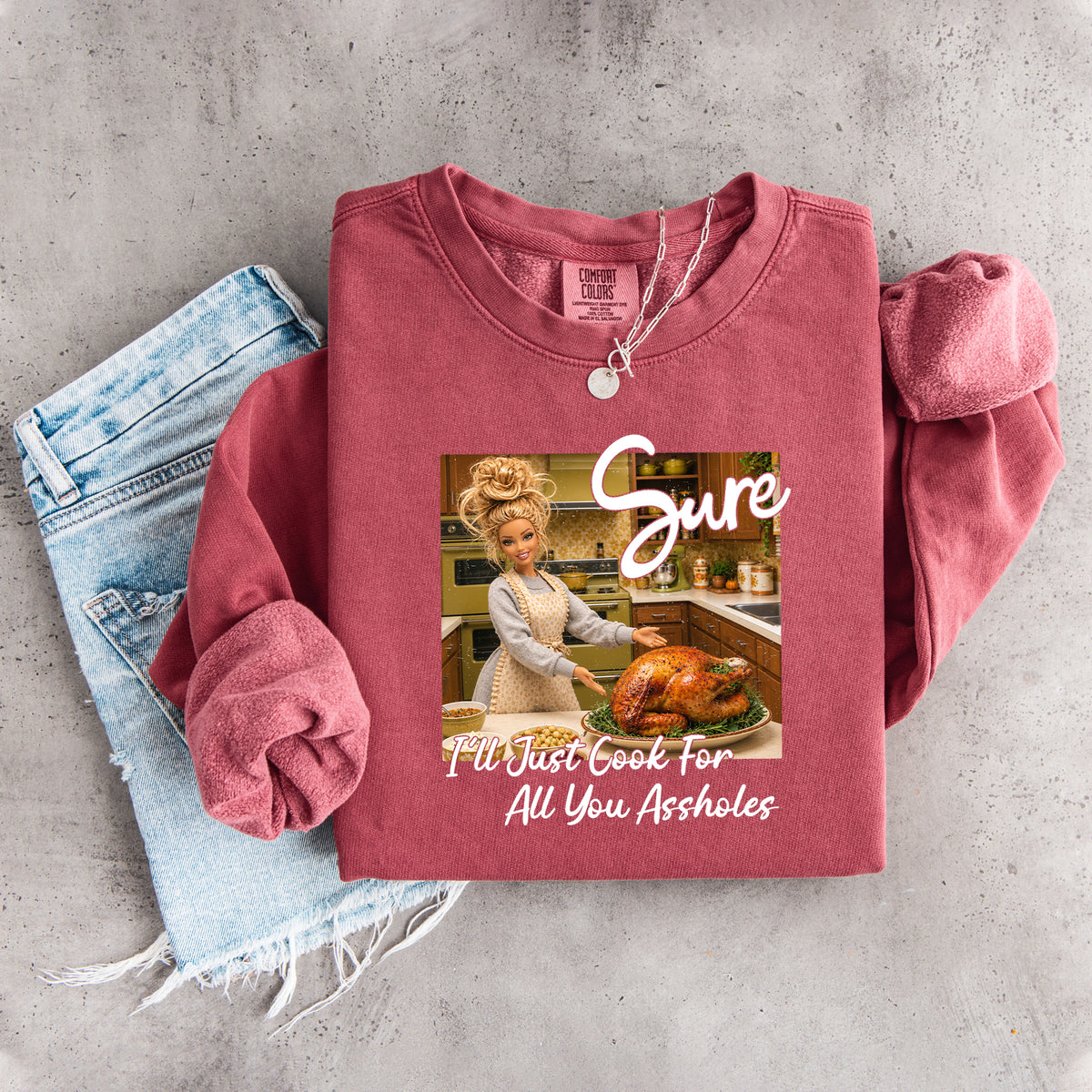Sudadera «Solo cocinaré para ustedes, idiotas»