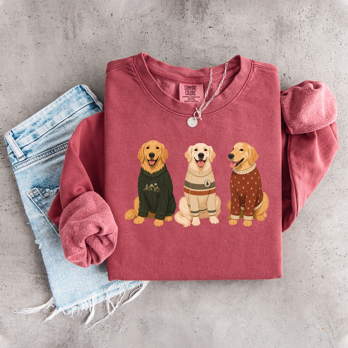 Fall Golden Retriever Sweatshirt