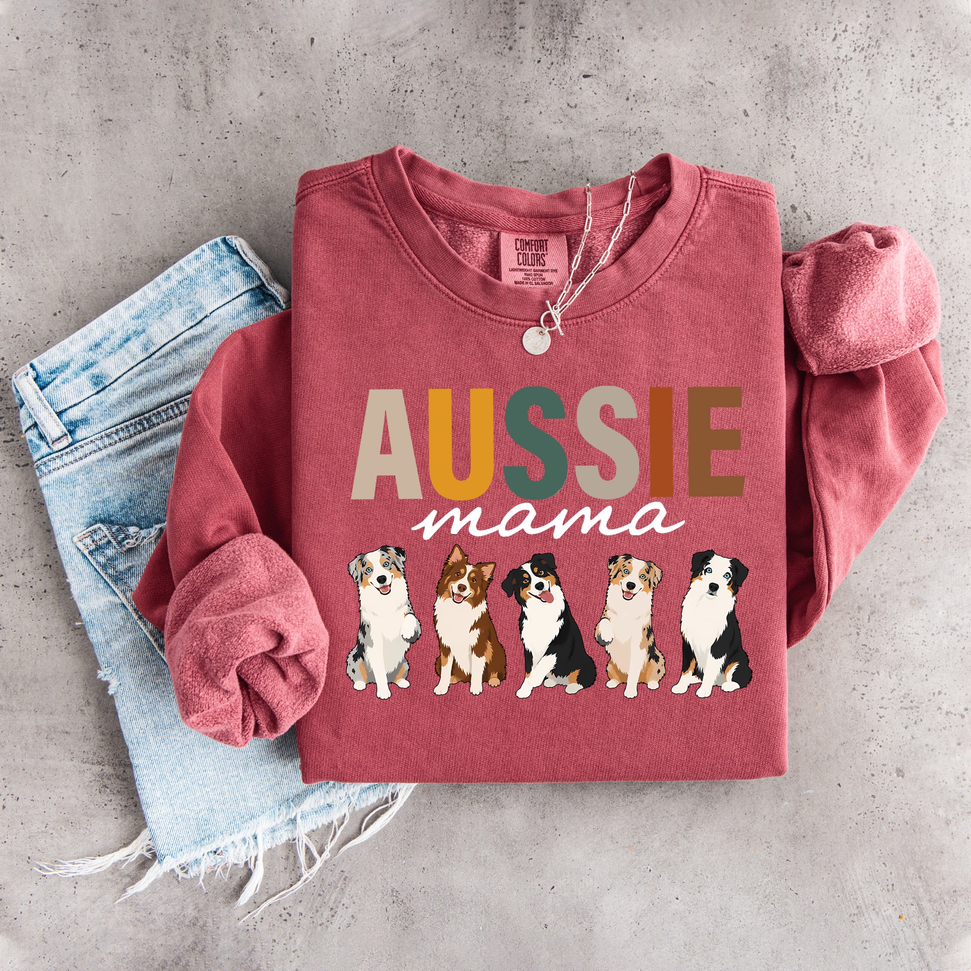 Sweatshirt für Australian-Shepherd-Mamas