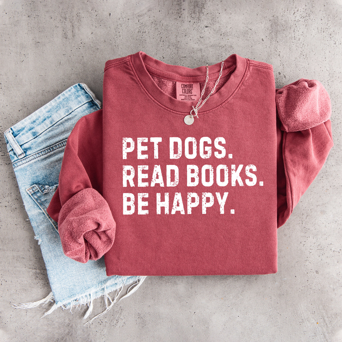 Pet Dogs Read Books Sweatshirt