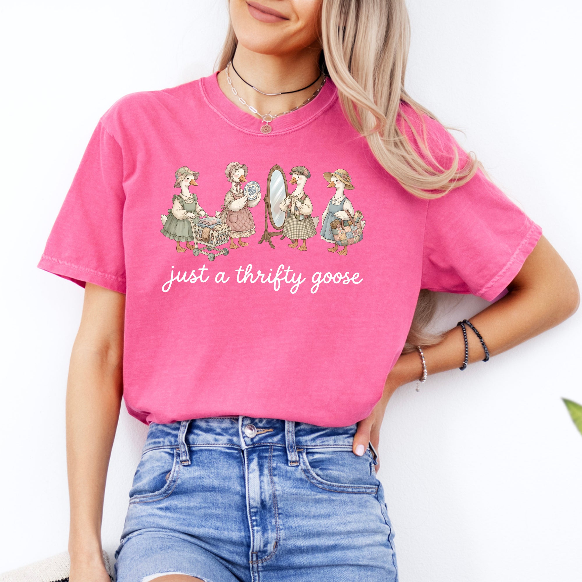 Just A Thrifty Goose Tee