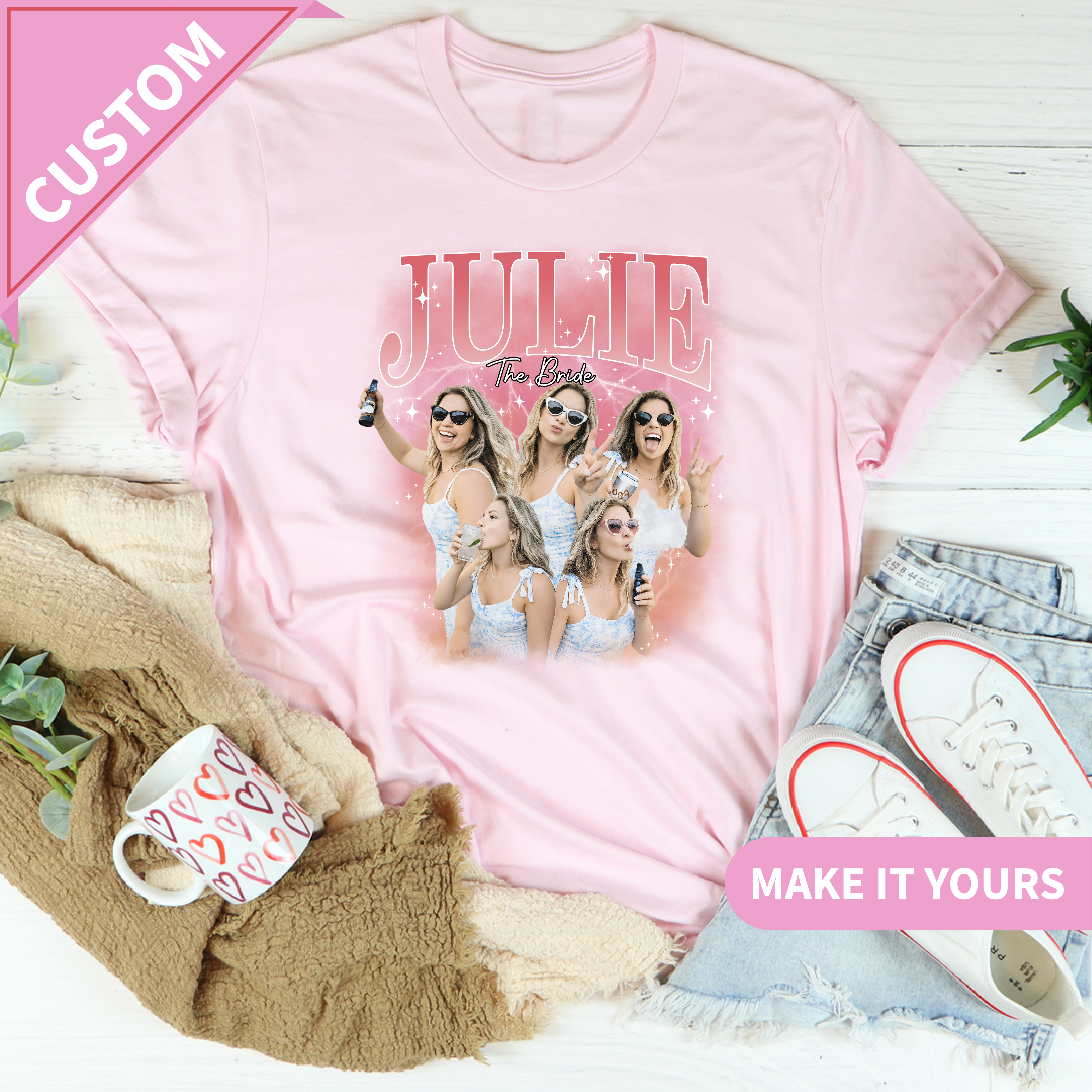 Personalized Girlfriend Bootleg Tee