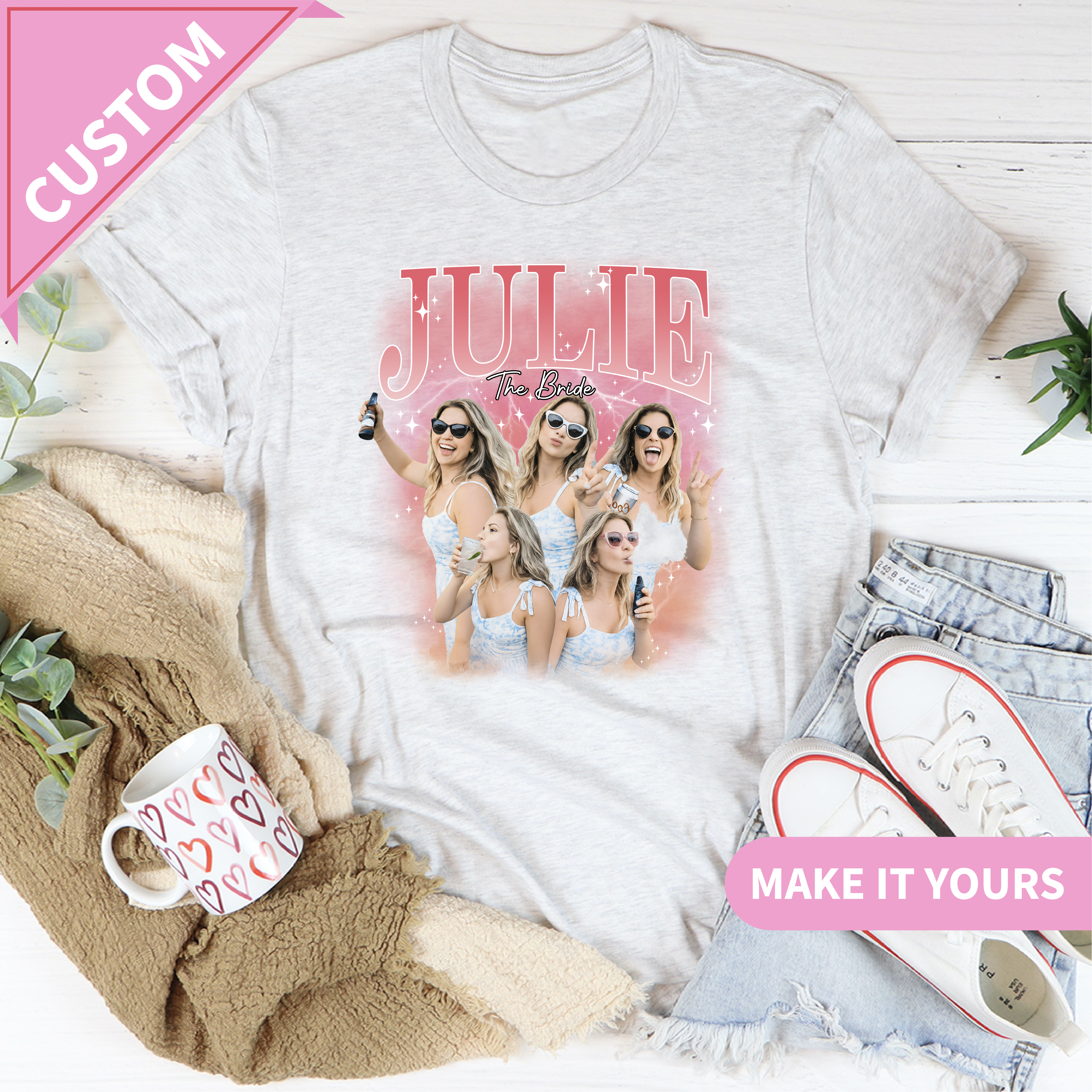 Personalized Girlfriend Bootleg Tee