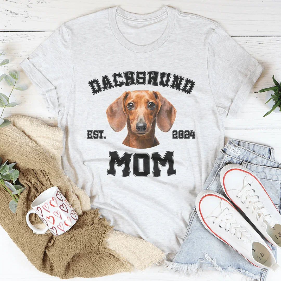 Dachshund Mom Tee Ash / S Peachy Sunday T-Shirt